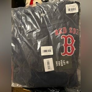 Boston Red Sox '47 Shortstop Pullover Hoodie - Navy